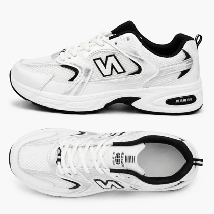 کتانی زنانه نیوبالانس سفید مشکی New Balance