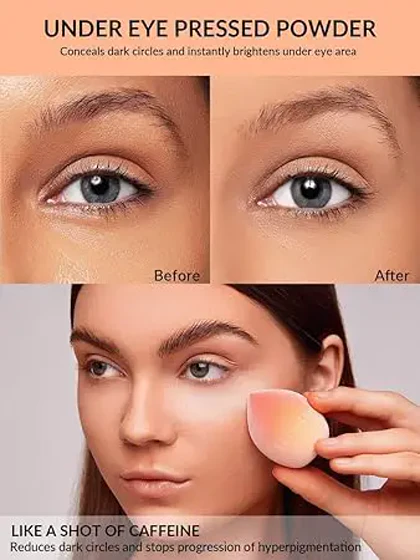 پودر فیکس دو منظوره شیگلم صورت و زیر چشم رنگ Natural Linen نارنجی