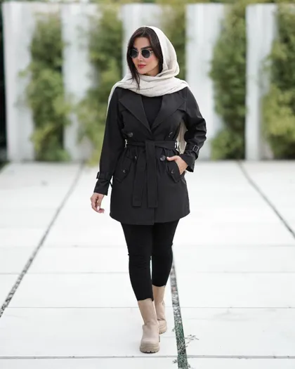 بارانی مدل کوتاه ژیله کوچک کد 734
