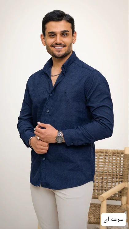 پیراهن مخملی مردانه پاک تن_کد4633