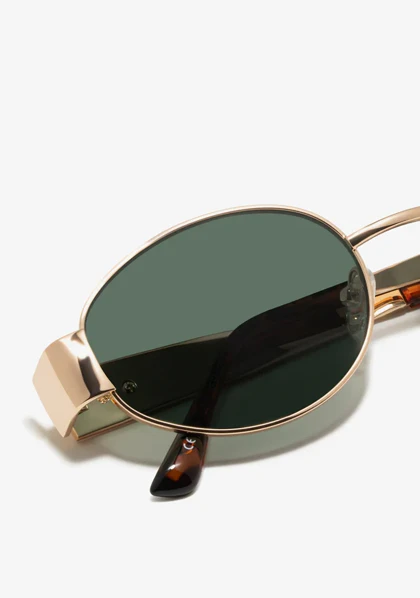 عینک آفتابی دی فرانکلین مدل D.franklin Cuprum Round Gold / G15