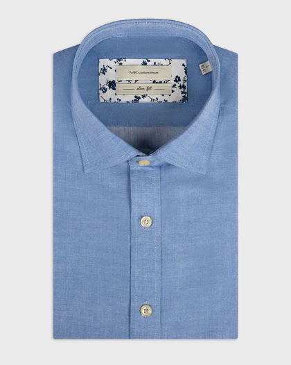ام کی کالکشن پیراهن آستین کوتاه mk-22967-dark-blue