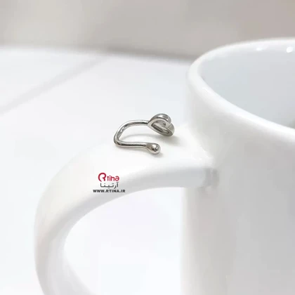 پیرسینگ فیک دخترانه قلبی (گوش و بینی)