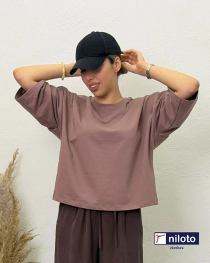 تیشرت باکسی بیسیک (2890)