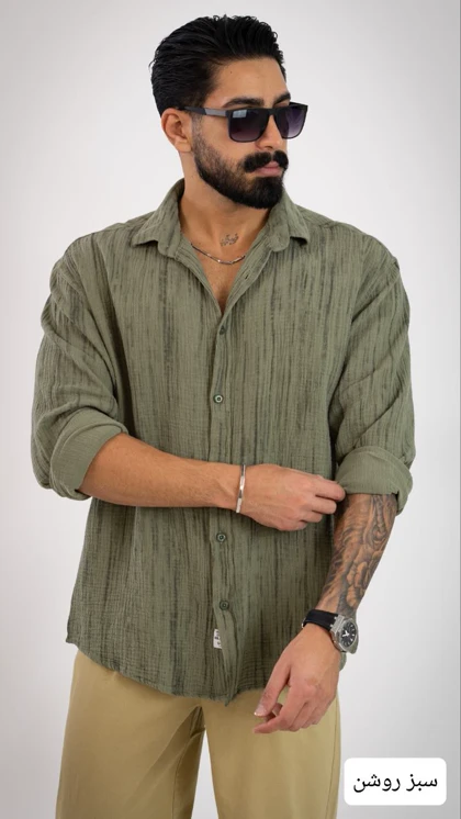 پیراهن وارداتی مردانه شاندیز_کد4635