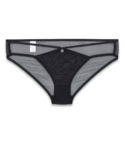 شورت زنانه اسلیپ حریر و دانتل Neev نیو کد 850 مشکی Black