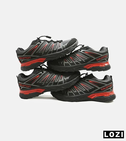 کفش کتانی مردانه و زنانه مشکی قرمز سالومون Salomon X ULTRA مدل 3280