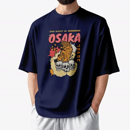 تیشرت باکسی یونی‌سکس osaka