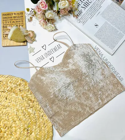 کراپ تاپ مخمل (وارداتی)