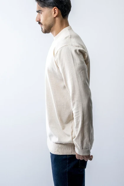 بافت آستین بلند بیسیک مردانه