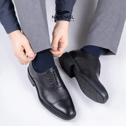 کفش مردانه چرم کلاسیک کد 7035011