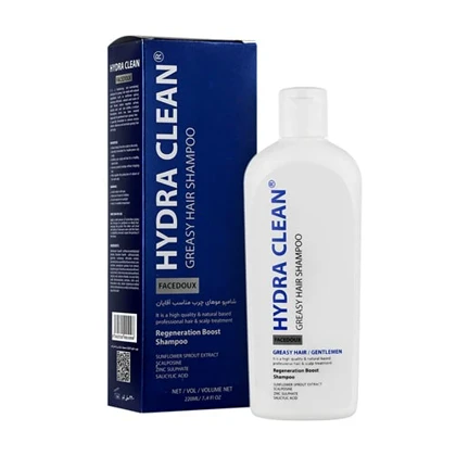 شامپو موهای چرب آقایان هیدراکلین فیس دوکس 220 میل