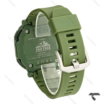 ساعت کاسیو پروترک مردانه بند رابر سبز Protrek-10163-G