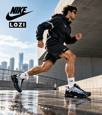 کتانی مردانه و زنانه سفید طوسی مشکی نایک AirMax Plus TN Ultra مدل 7344