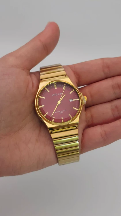 ساعت مچی مردانه والار Walar بند کرکره ای با قفل ریلی