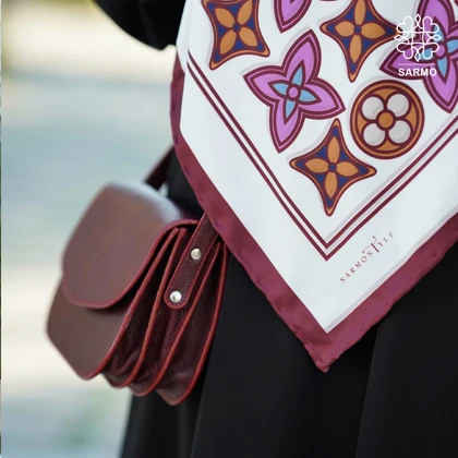 روسری ابریشم کجراه تارا