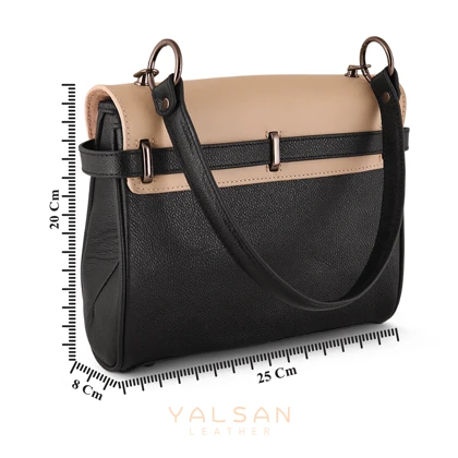 کیف دوشی و دستی زنانه چرم یلسان مدل ماژولار ستا کد 214-MC
