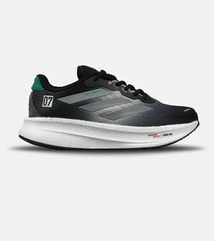 کفش کتانی مردانه و زنانه مشکی طوسی Adidas Supernova Rise 3 مدل 8861