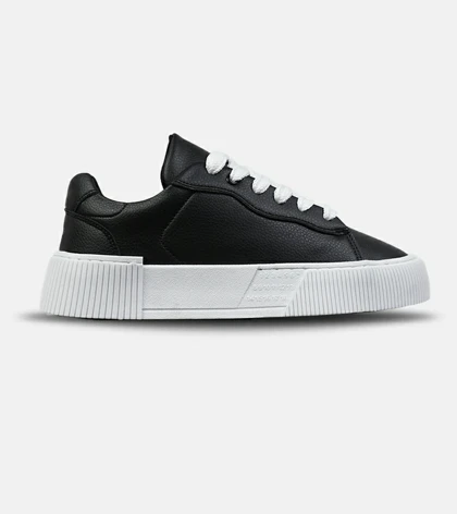 کتانی پول اند بیر کژوال مشکی مردانه مدل 9061