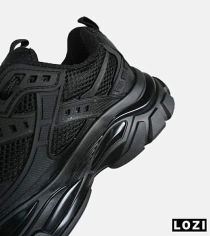 کفش کتانی مردانه و زنانه مشکی BALENCIAGA Track low-top Sneakers مدل 7844