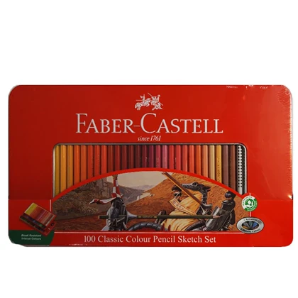 مداد رنگی 100 رنگ فابر کاستل مدل classic