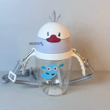 لیوان آبمیوه خوری دسته دار طرح پنگوئن