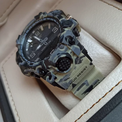 ساعت اسپرت بی بی جیشاک بند طرح ارتشی