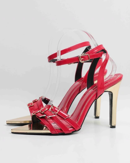 667 - پاشنه 3سگک پنجه فلزی 667