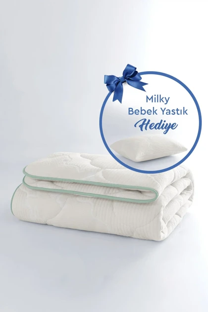 لحاف کودک Yataş Mini مدل Milky پنبه - سفید