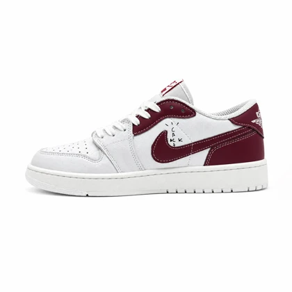 کفش و کتانی مردانه مدل نایک ترویس NIKE TRAVIS رنگ سفید قرمز کد 30358
