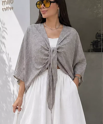 شومیز گره‌ای کد SV100/SANDO برند ردا