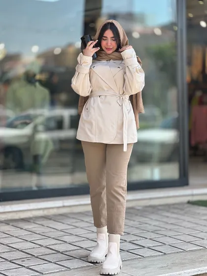بارانی دکمه پرچی کد 630