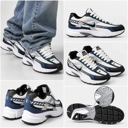 کتانی رانینگ نایک اینترناتور / NIKE INTERNATOR / رنگ سفید سرمه ای / کد 4018