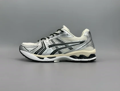 اسیکس کایانو 14 کرم نقره ای سبز/Asics Kayano 14