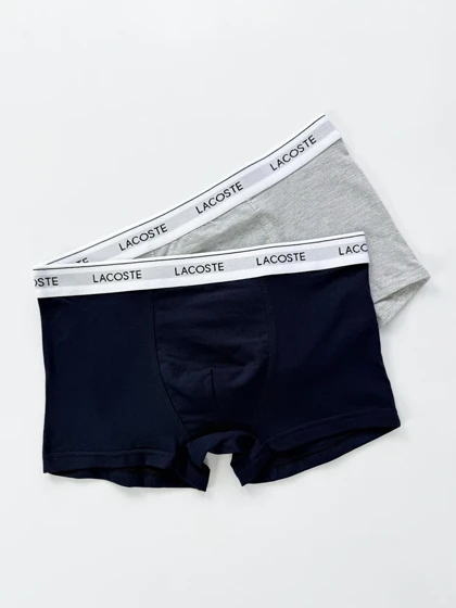 شورت پادار مردانه نخ پنبه لاگوست Lacoste