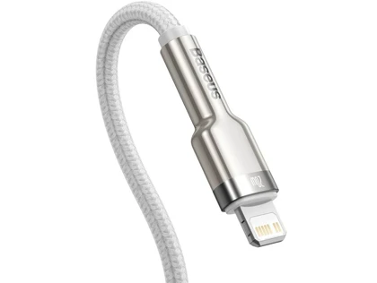 کابل شارژ سریع تایپسی به لایتنینگ 2 متری بیسوس Baseus Cafule Series Metal Data Cable Type-C to iP PD 20W CATLJK-B01