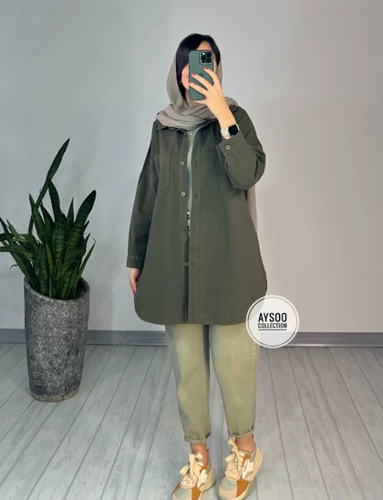 مانتو کتان شیدا