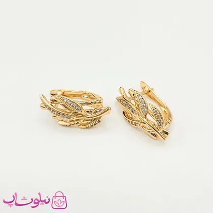 گوشواره زنانه ژوپینگ طرح برگ درخت