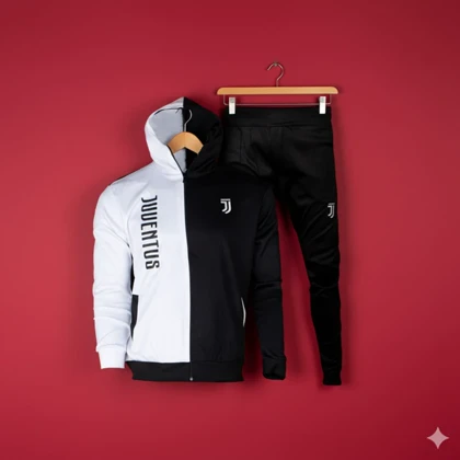 ست سویشرت شلوار یوونتوس مردانه مدل TOPAN ویژه