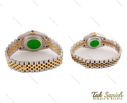 ساعت ست رولکس دیت جاست صفحه سبز Rolex-3685-S