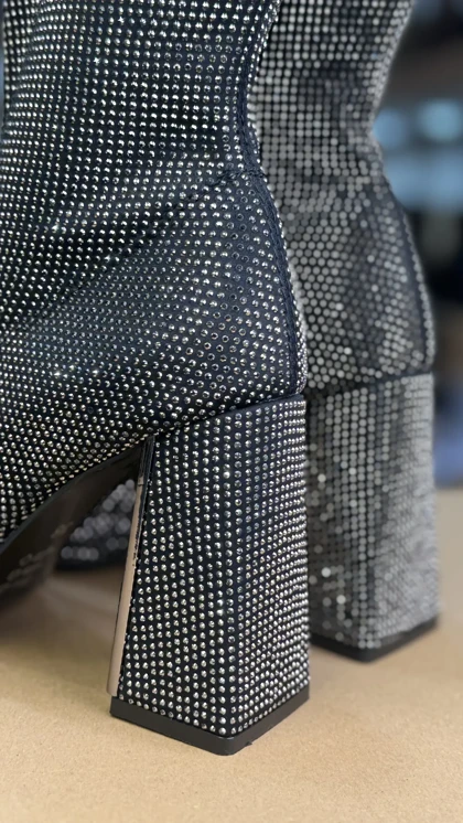 690 - نیم بوت استرج تمام نگینی690