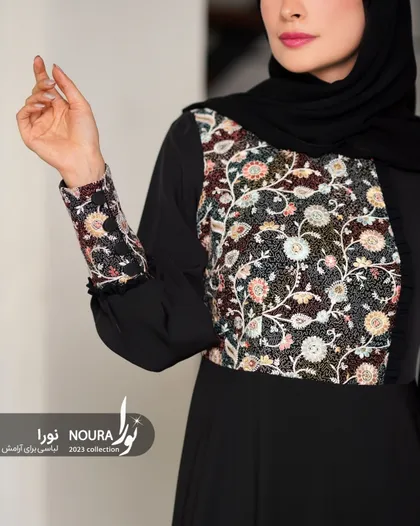 پیراهن روشنا مشکی
