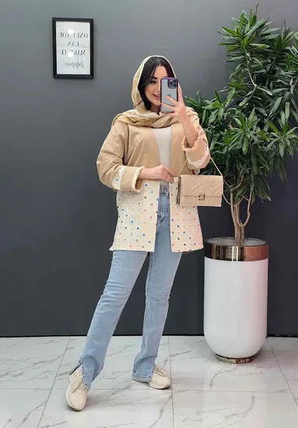 مانتو سنتی ریش دار