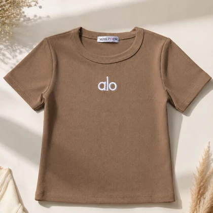 کراپ تیشرتی گلدوزی alo