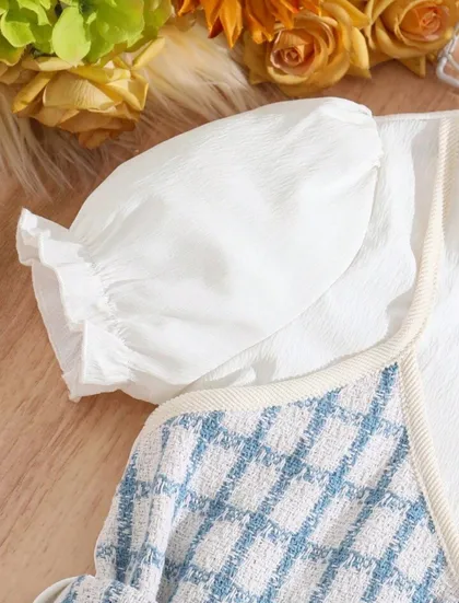 ست بلوز دامن دخترانه برند شین SHEIN