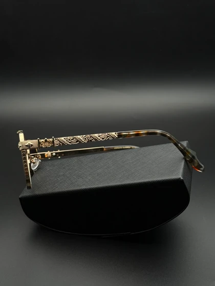 عینک کروم هارتز آفتابی کد 1111 Chrome Hearts