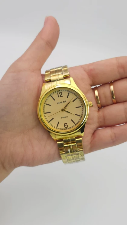 ساعت مچی مردانه والار Walar تمام استیل با موتور کوارتز