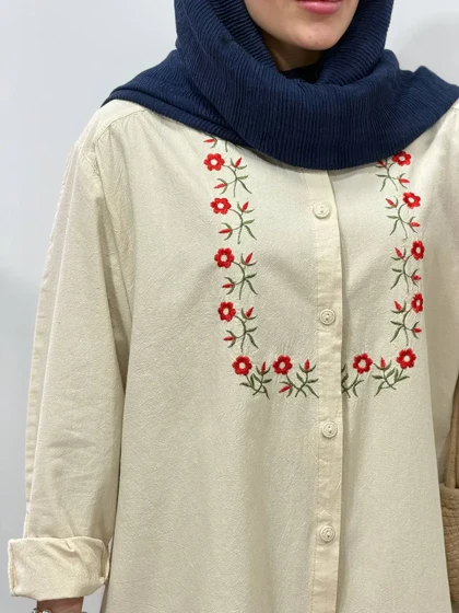 مانتو گلدوزی آیسو پرتو