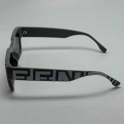 عینک آفتابی فندی FENDI طوسی کد 23087 - کیفیت مستر - لیمیتد ادیشن