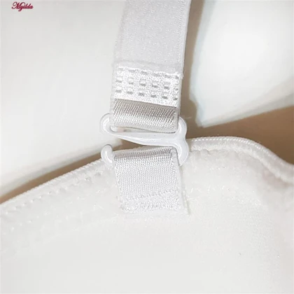 سوتین زنانه لین مدل کاپ‌دار فنردار سفید کد 4680-702